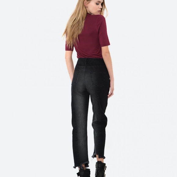 Moss Copenhagen Straight Leg Black Jeans (XS) - Picture 3 of 3